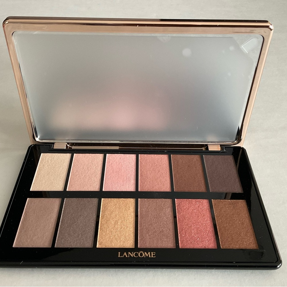 Lancome Rose Gold Eyeshadow Palette — Pink, Gold, Brown Tones~New